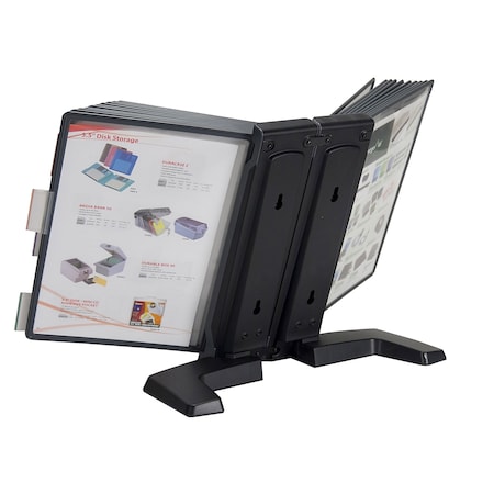 Weighted Desktop Reference Organizer, 20 Display Panels